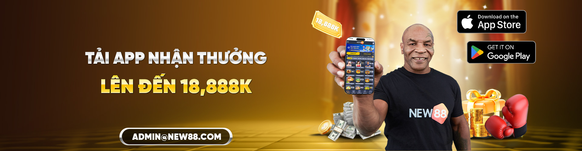 Tải App New88 Thưởng Lớn 18,888k